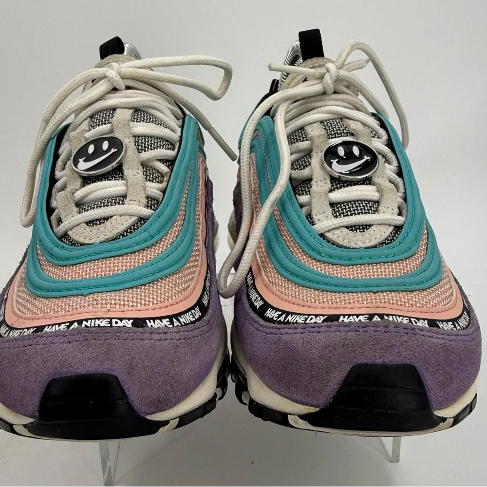 Nike Air Max 97‎ SE 923288-500 “Have A Nike Day” Purple Blue Youth Size 6Y